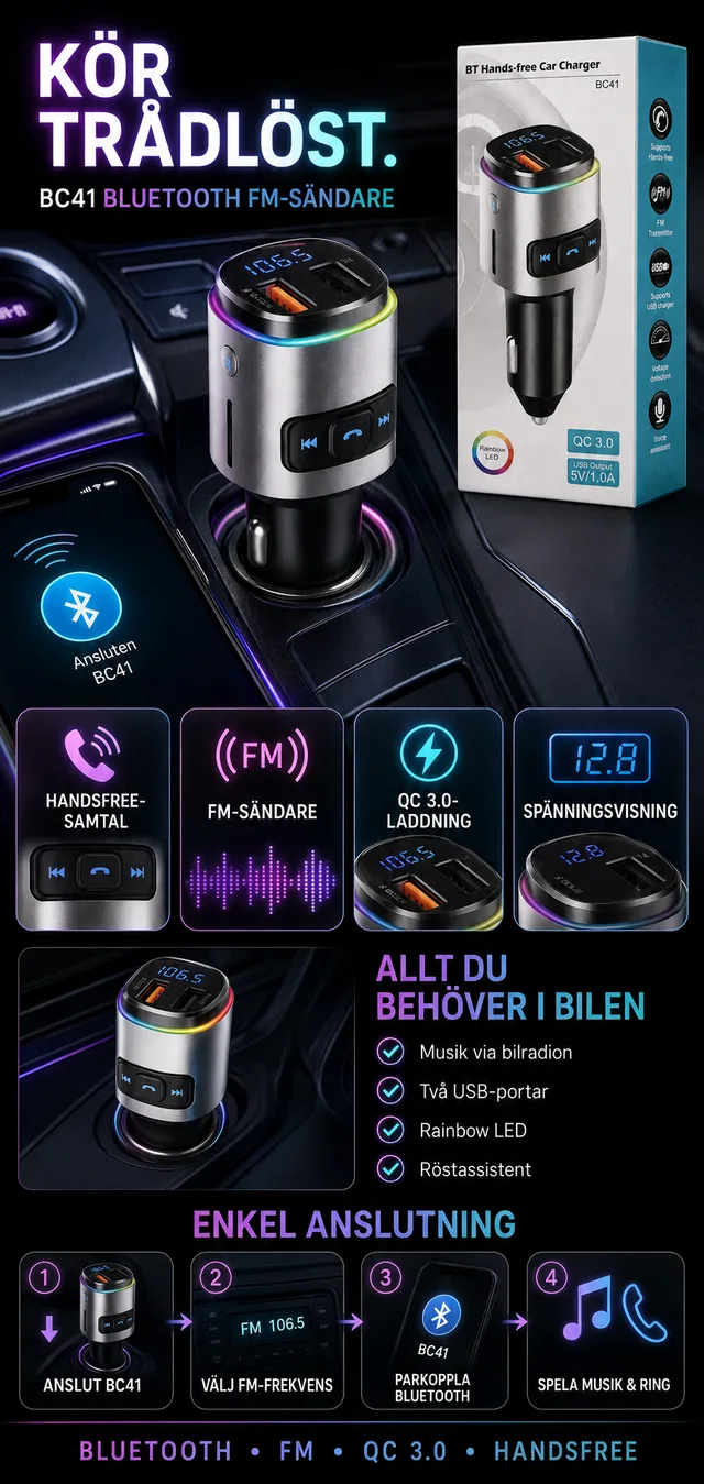 BC41 smart biladapter