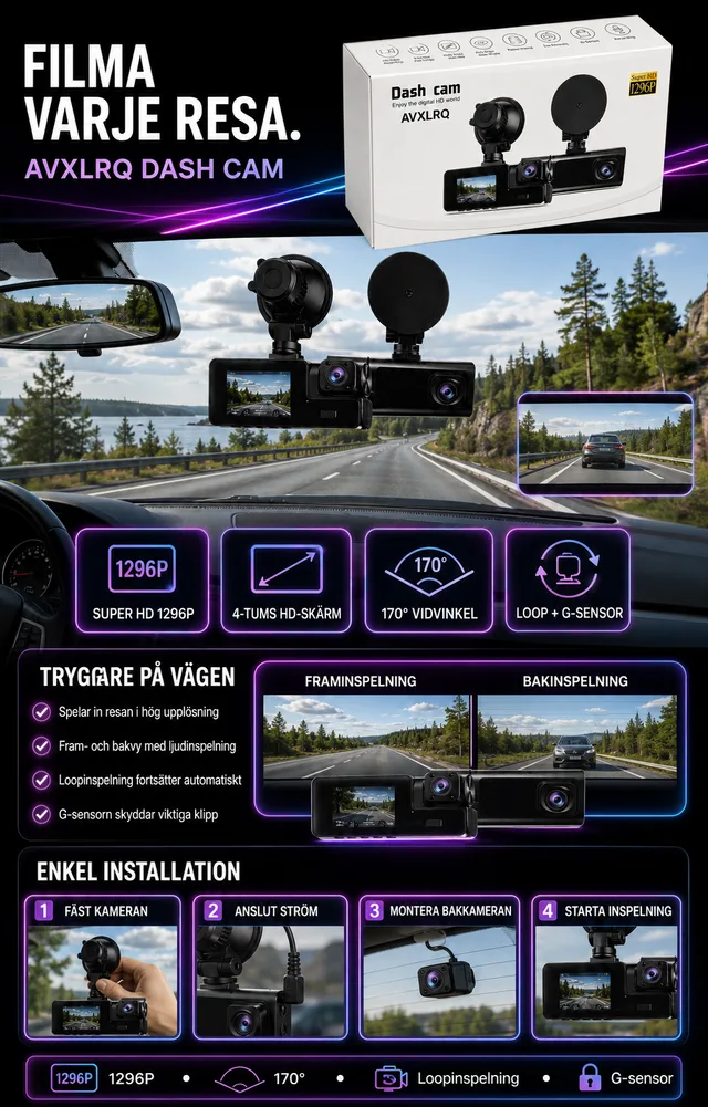 AVXLRQ dashcam